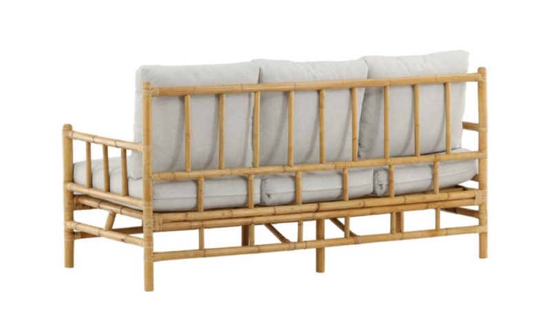 Canapé en rotin Sada 3 places