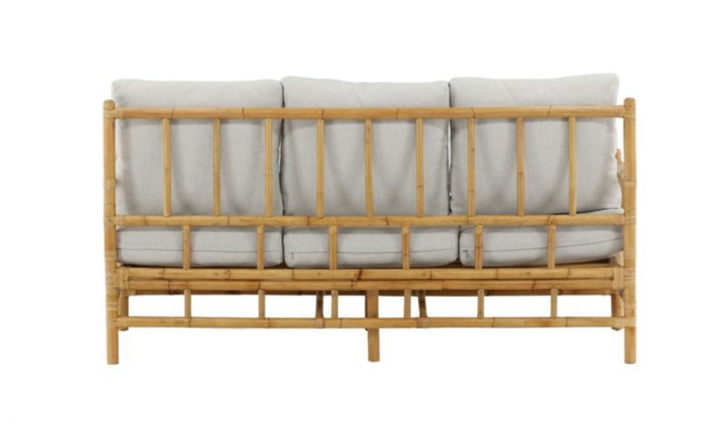 Canapé en rotin Sada 3 places
