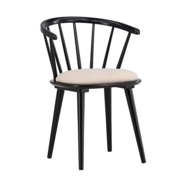 Chaise Bonnie Noire – Lot de 2