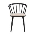 Chaise Bonnie Noire – Lot de 2