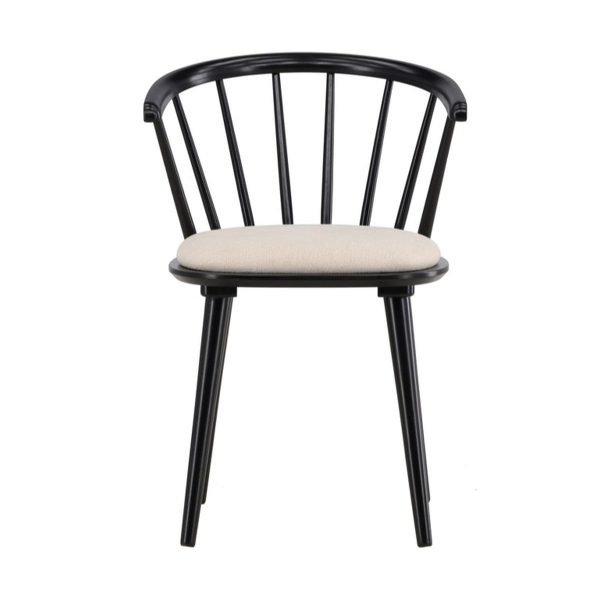 Chaise Bonnie Noire – Lot de 2