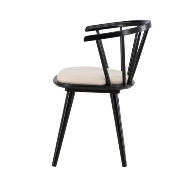 Chaise Bonnie Noire – Lot de 2