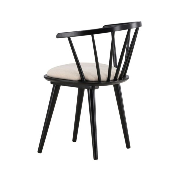 Chaise Bonnie Noire – Lot de 2