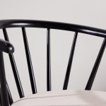 Chaise Bonnie Noire – Lot de 2