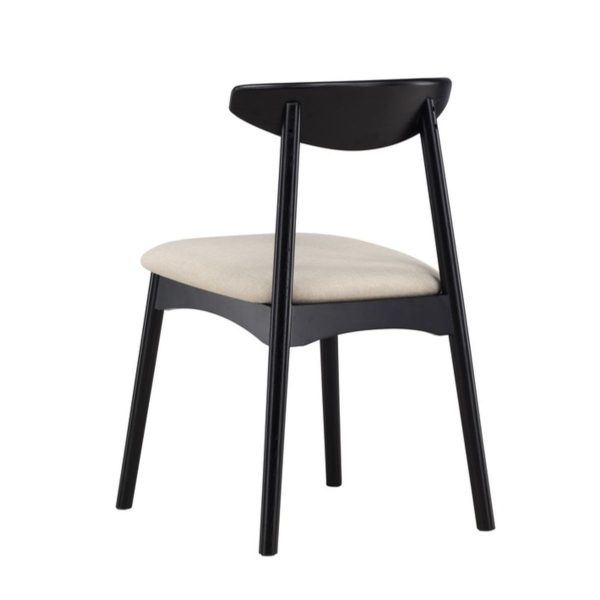 Chaise Venda Noire - Lot de 2