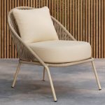 fauteuil lounge lido beige_esprit rotin home (4) Fauteuil de jardin Lido – lot de 2