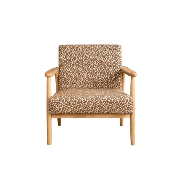 Fauteuil Motif Léopard Ruben