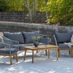 Salon de jardin Cherbourg - Gris