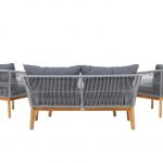 Salon de jardin Cherbourg - Gris