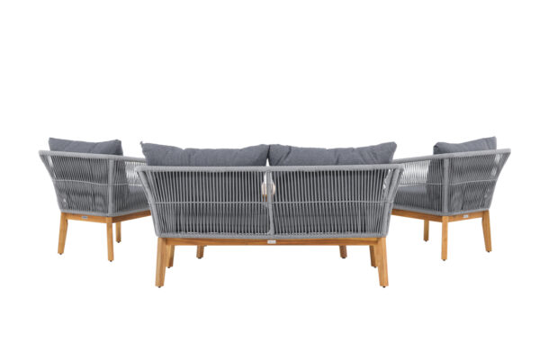 Salon de jardin Cherbourg - Gris