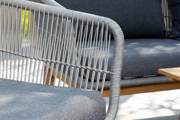 Salon de jardin Cherbourg - Gris