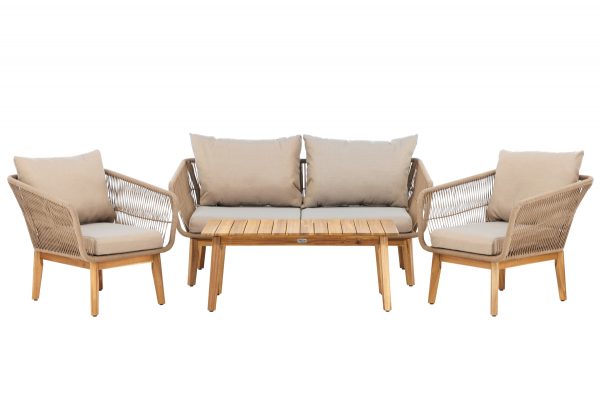 Salon de jardin Cherbourg - Beige