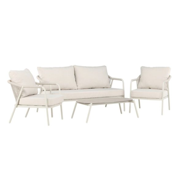 salon de jardin sicile_ esprit rotin home (1) Salon de jardin Sicile en aluminium beige avec canapé, fauteuils et table basse en verre pour terrasse ou jardin