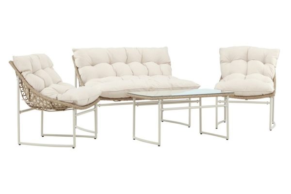 salon de jardin tilia_esprit rotin home (8) Salon de jardin Tilia beige avec canapé, deux fauteuils et table basse en rotin synthétique
