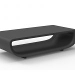 Table basse Bum Bum en polyéthylène design extérieur pour terrasse et jardin