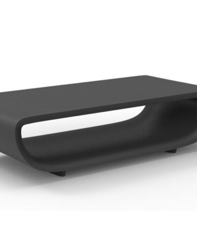 Table basse Bum Bum en polyéthylène design extérieur pour terrasse et jardin