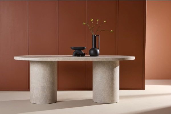 Table ovale Alba 200 cm – Table à manger 6 places