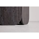 Table ronde de salle à manger Telma 120 cm - Noire