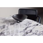 Table ronde de salle à manger Telma 120 cm - Plateau gris