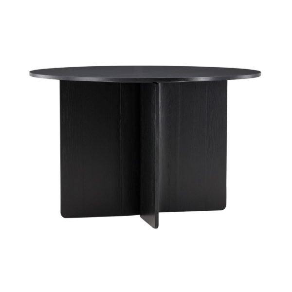 Table ronde de salle à manger Tyra - Noire