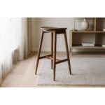 tabouret de bar en bois varo - esprit rotin home (3) Tabouret de bar en bois Varo