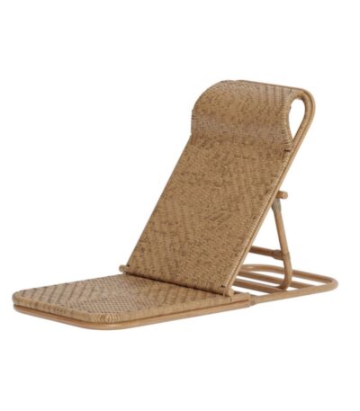 Transat Eloi pliable aspect rotin naturel