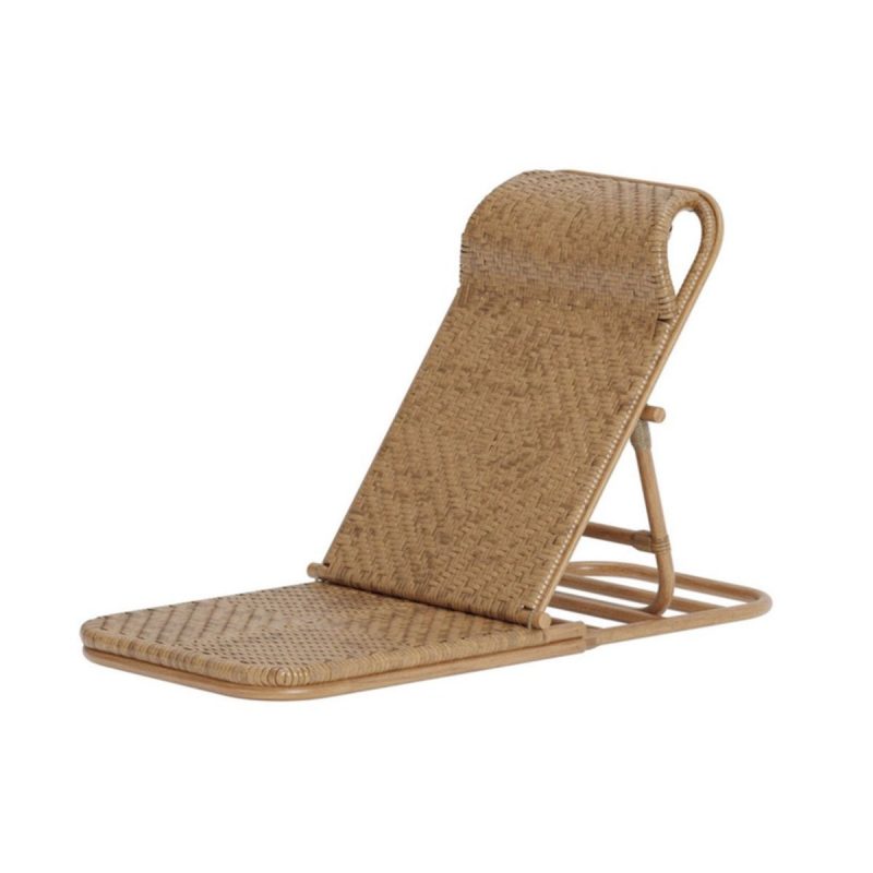 Transat Eloi pliable aspect rotin naturel