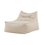 Transat Soléa en tissu pour une utilisation en extérieur, au bord de la piscine, sur la terrasse ou dans le jardin
