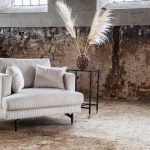 Fauteuil de salon beige Soren