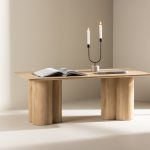 Table basse naturelle Olga 120x60