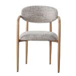 Chaise grise Sake - Lot de 2