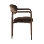Chaise marron Sake - Lot de 2