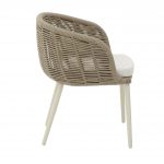 Fauteuil de repas extérieur sable Porto