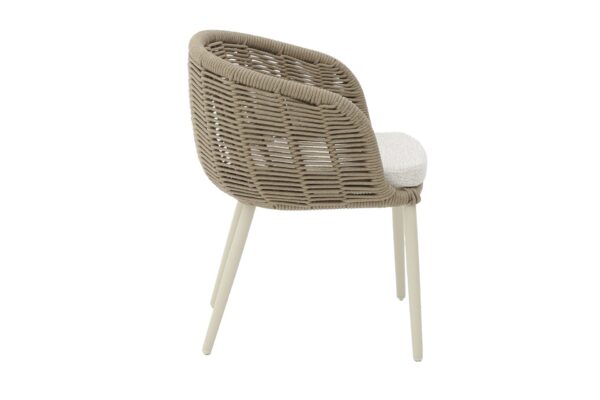 Fauteuil de repas extérieur sable Porto