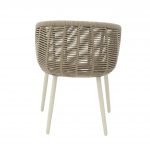 Fauteuil de repas extérieur sable Porto