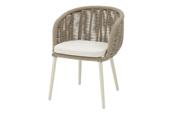 Fauteuil de repas extérieur sable Porto