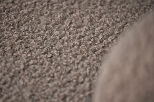 Fauteuil de salon Noth en tissu bouclé esprit rotin (10) Fauteuil de salon Noth en tissu bouclé