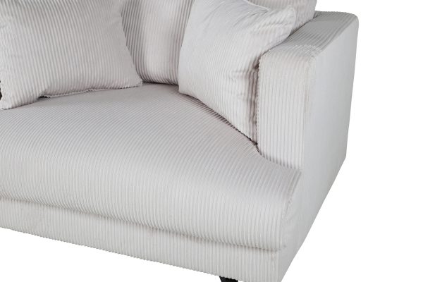 Fauteuil de salon beige Soren