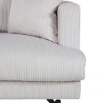 Fauteuil de salon beige Soren