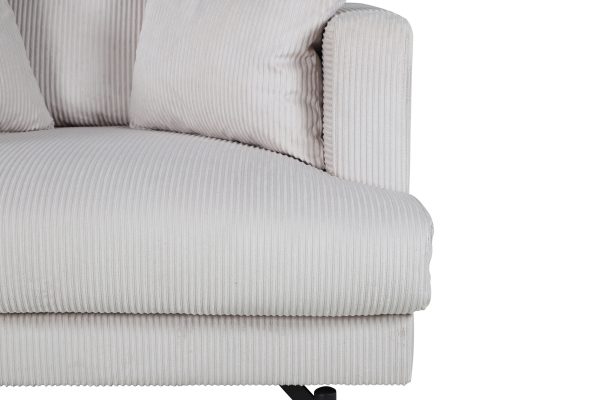 Fauteuil de salon beige Soren