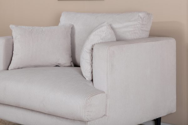 Fauteuil de salon beige Soren