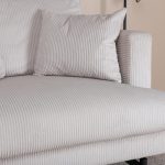 Fauteuil de salon beige Soren