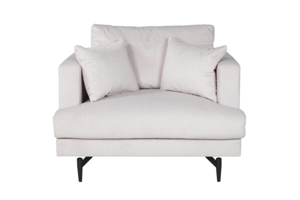 Fauteuil de salon beige Soren