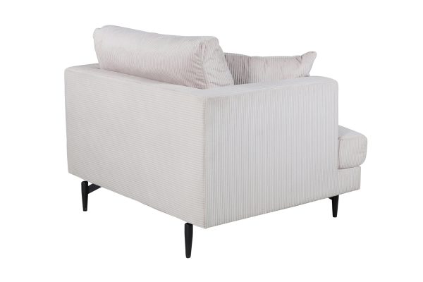 Fauteuil de salon beige Soren