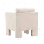 Fauteuil de salon blanc Raids