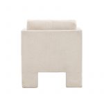 Fauteuil de salon blanc Raids