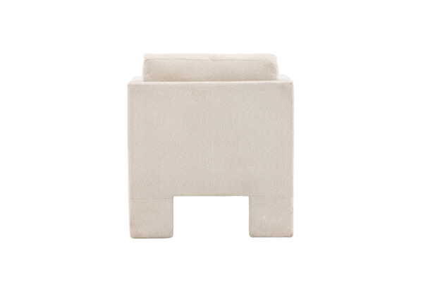 Fauteuil de salon blanc Raids