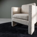 Fauteuil de salon blanc Raids