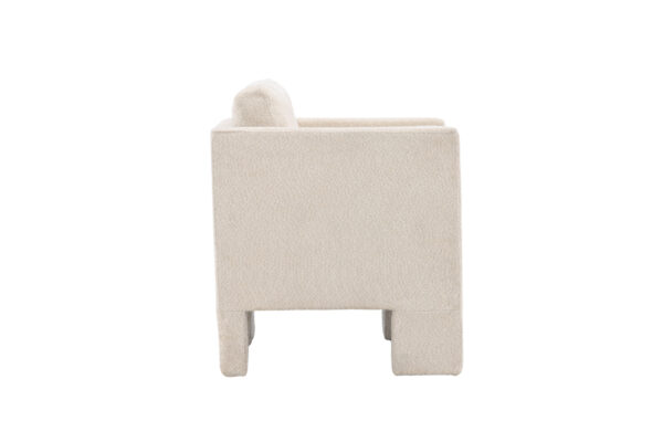 Fauteuil de salon blanc Raids