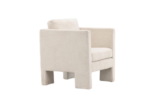 Fauteuil de salon blanc Raids